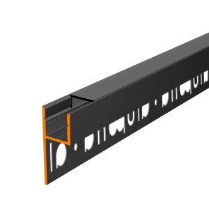 MOLA-UP schwarz gestanzt 200 cm, Abdeckung schwarz