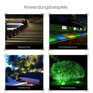 6W RGB+CCT Smart LED Gartenleuchte FUTC04