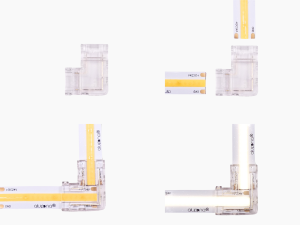 COB-LED + SMD-LED L-Schnellverbinder 10 mm IP20