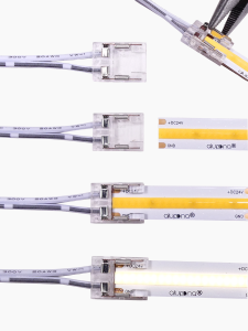 COB-LED Schnellverbinder 10 mm Anschluss + Kabel IP20