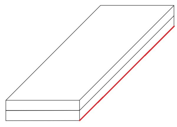 Gipskarton-Formteil Gipsriegel 1 GKB Standard 2-lagig für gleitende Deckenanschlüsse 100 mm