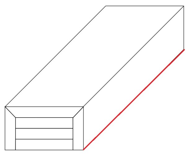 Gipskarton-Formteil Gipsriegel 1 GKB Standard 4-lagig für gleitende Deckenanschlüsse, ohne spachteln 50 mm