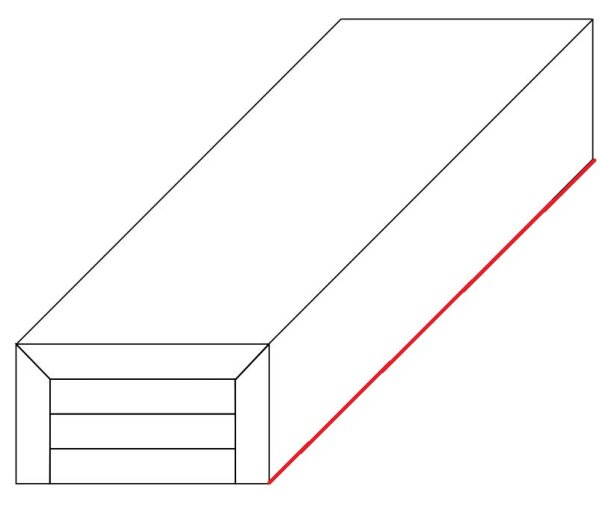 Gipskarton-Formteil Gipsriegel 1 GKB Standard 4-lagig für gleitende Deckenanschlüsse, ohne spachteln 100 mm