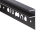 LED Fliesenprofil MOLA gestanzt schwarz 49.5 cm schwarz