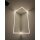 LED Fliesenprofil Baro eloxiert 100 cm Abdeckung milchig