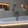 LED Fliesenprofil Baro schwarz 49,5 cm ohne Abdeckung