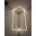 LED Fliesenprofil Baro schwarz 49,5 cm ohne Abdeckung