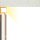 LED Fliesenprofil Baro weiss RAL 9003 49,5 cm Abdeckung schwarz