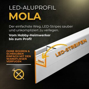 LED Fliesenprofil MOLA-UP