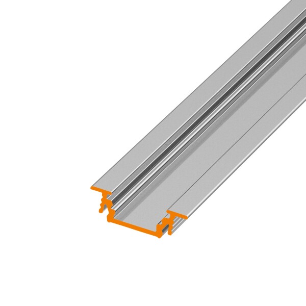 LED Aluprofil GROOVE 49.5 cm eloxiert ohne Endkappen