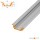 LED Aluprofil GROOVE 49.5 cm eloxiert ohne Endkappen