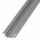 LED Aluprofil GROOVE 49.5 cm eloxiert ohne Endkappen