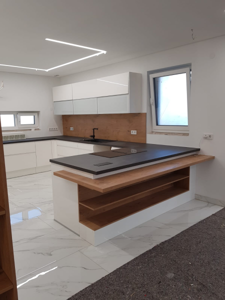 Alupona Kizar40 LED Gipsplaatprofiel 2m - Aluminium Profiellijst Met Melkkleurige Afdekking, 3 Stuks