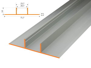 LED Aluminium Trockenbauprofil Pleni 20 | Unterputzprofil...