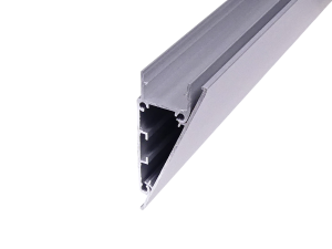 LED Aluprofil WALLE12 100 cm schwarz keine  mit Endkappen