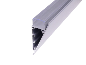 LED Aluprofil WALLE12 100 cm schwarz keine  mit Endkappen