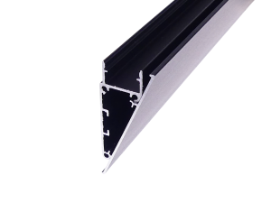 LED Aluprofil WALLE12 49.5 cm schwarz keine  mit Endkappen