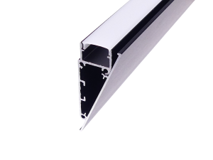 LED Aluprofil WALLE12 49.5 cm eloxiert transparent click mit Endkappen