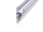 LED Aluprofil WALLE12 49.5 cm weiss transparent click mit Endkappen