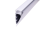 LED Aluprofil WALLE12 49.5 cm schwarz schwarz click ohne Endkappen