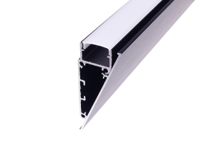 LED Aluprofil WALLE12 100 cm schwarz schwarz click ohne Endkappen