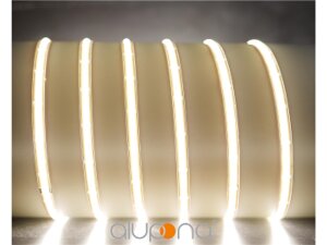 LED Streifen | COB  | 9,6 Watt | 12 Volt | 528 LED/M |1420 Lumen/M IP 20 neutralweiss 7 m Klemmanschluss