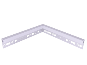 90° Innenecke MOLA eloxiert + Abdeckung milchig