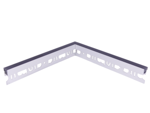 90° Innenecke MOLA-UP eloxiert + Abdeckung schwarz