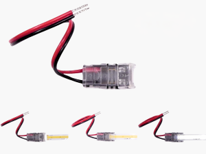 COB und SMD LED Schnellverbinder 8 mm Anschluss + Kabel IP20
