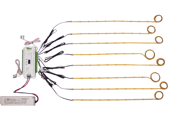 LED Treppenbeleuchtung | Steuerung und LED Streifen 8 Stufen-150 cm-neutralweiß-IP20