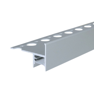 LED Treppenprofil Ely eloxiert – Fliesenprofil für LED-Beleuchtung für elegante Treppen