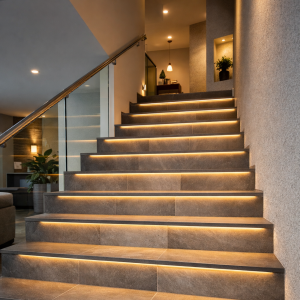 LED Treppenprofil Ely eloxiert 100 cm-satiniert-mit...