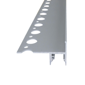 LED Treppenprofil Ely eloxiert 100 cm-satiniert-mit Endkappen