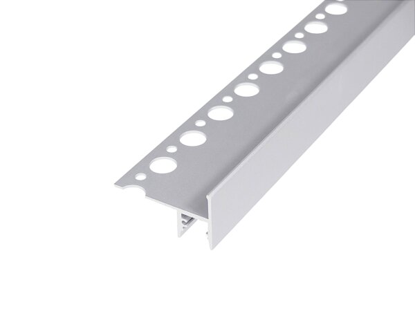 LED Treppenprofil Ely eloxiert 150 cm-ohne Abdeckung-ohne Endkappen