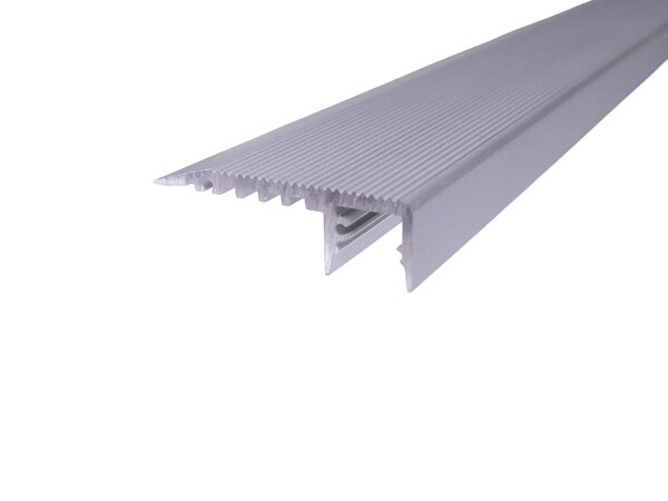 LED Treppenprofil Nova eloxiert 100 cm-satiniert-ohne Endkappen