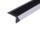LED Treppenprofil Lumis eloxiert-100 cm-ohne Abdeckung-ohne Endkappen