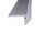 LED Treppenprofil Lumis eloxiert-134,5 cm-milchig-mit Endkappen