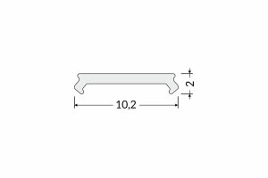 Abdeckung C2 transparent click