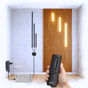 Lichtleiste für Akustikpaneele Neutralweiß