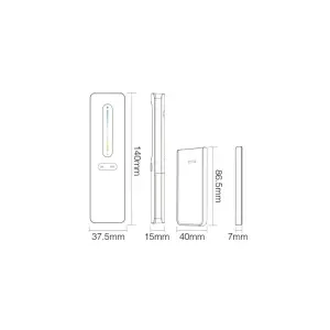 2,4G CCT LED Funk-Fernbedienung C3 schwarz