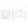 2,4G CCT LED Mini Funk-Fernbedienung K2-W