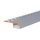 LED-Treppenprofil Mira elegantes Bodenprofil schwarz - silber