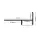 LED-Treppenprofil Mira elegantes Bodenprofil schwarz - silber