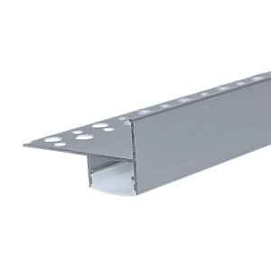 LED-Treppenprofil Mira elegantes Bodenprofil silber...