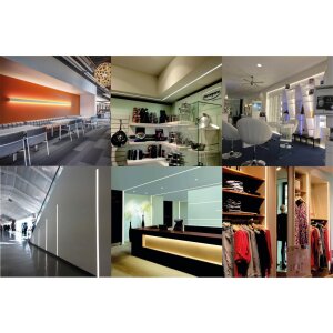 LED Streifen | Dualweiss | COB |  24 V | 14,8Watt | 608  LED/M | 1320 Lumen/M | IP65