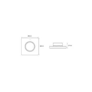 LED Drehschalter K1-B Dualweiß 2,4G weiß