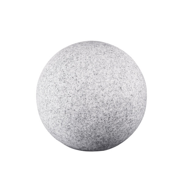 Gartenleuchte Kugel Granitoptik - Außenleuchte ORBIS, E27,IP65 Ø 31,5 cm