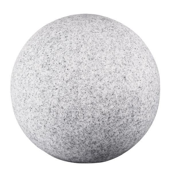 Gartenleuchte Kugel Granitoptik - Außenleuchte ORBIS, E27,IP65 Ø 58 cm