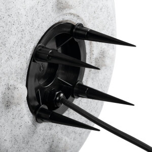 Gartenleuchte Kugel Granitoptik - Außenleuchte ORBIS, E27,IP65 Ø 58 cm