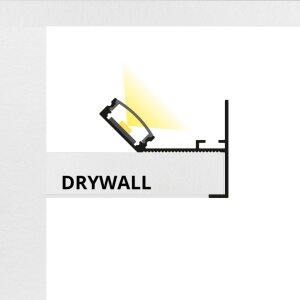 LED Lichtprofil Flux für Decke und Wand